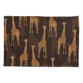 Giraffes Dark: Abstract  naadloos. Kussensloop (Achterkant)