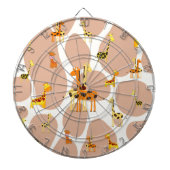 Giraffes Dartbord (Voorkant)
