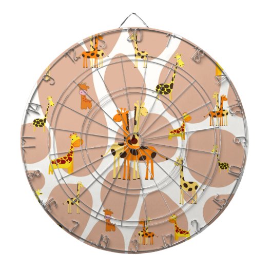 Giraffes Dartbord (Voorkant)