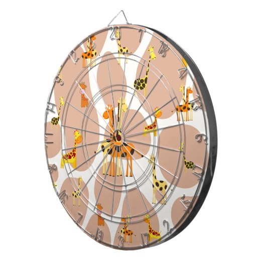 Giraffes Dartbord (Voorkant Rechts)