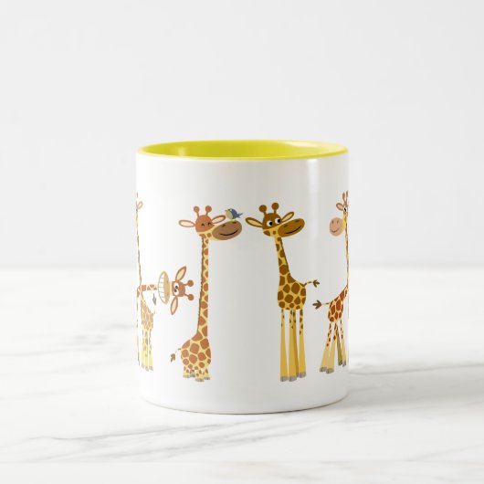 Giraffes de Dessin : La Mug De Troupeau (Centre)