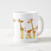 Giraffes de dessin : Le troupeau Jumbo Mug (Devant droit)
