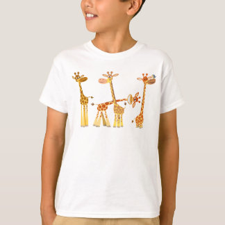 Giraffes de Dessin : T-shirt pour enfants du troup