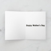 Giraffes de Pékin Carte de fête des mères (Intérieur)