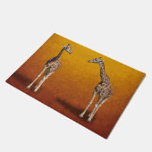 Giraffes Deurmat (Schuin)