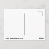 Giraffes die elkaar kussen briefkaart (Achterkant)