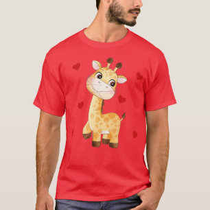 Giraffes dierentuin Valentijnsdag Gift Safari Gir T-shirt