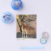 Giraffes en bomen Mok Flyer (Enkel)