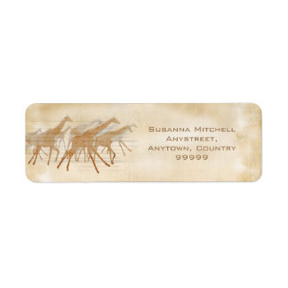 Giraffes Etiket