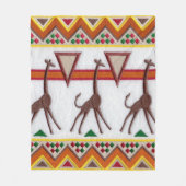 Giraffes in Afrika Deken (Voorkant)