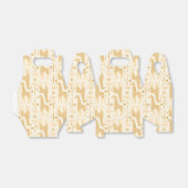 Giraffes in de Savannah in Geel Bedankdoosjes (Uitgevouwen)