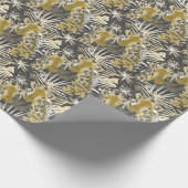 Giraffes in het nachtbos. cadeaupapier (Hoek)