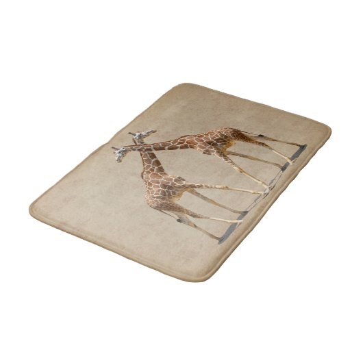 Giraffes IN PASSING Badmat (Gekanteld)
