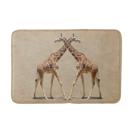 Giraffes IN PASSING Badmat (Voorkant)
