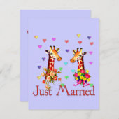 Giraffes Kaart (Voorkant / Achterkant)