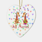 Giraffes Keramisch Ornament (Links)