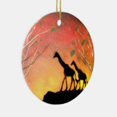 Giraffes Keramisch Ornament (Rechts)