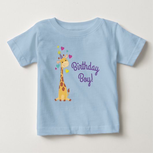Giraffes Kinderen Birthday Boy Party Cute (Voorkant)
