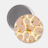 Giraffes Magneet (Voorkant / Achterkant)