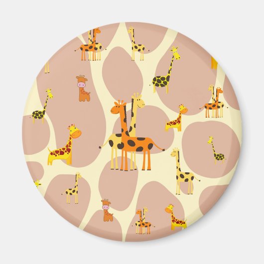 Giraffes Magneet (Voorkant)