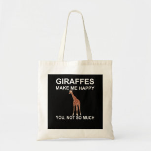 Giraffes maken me blij dat je niet zo veel tote bag