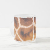 GIRAFFES MATGLAS KOFFIEMOK (Voorkant links)