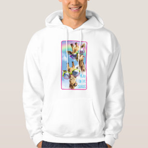 Giraffes met zonnebril hoodie