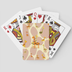 Giraffes Pokerkaarten
