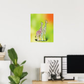 Giraffes Poster (Thuiskantoor)