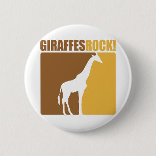 Giraffes Rock! #2 Ronde Button 5,7 Cm
