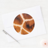 GIRAFFES RONDE STICKER (Envelop)
