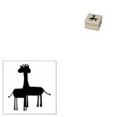 Giraffes Rubberstempel (Gestempeld)