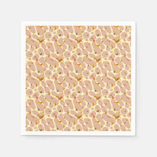 Giraffes Servetten (Voorkant)