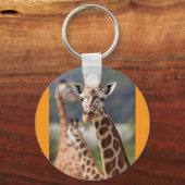 giraffes sleutelhanger (Achterkant)