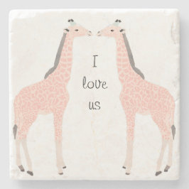 Giraffes Trinket Box Stenen Onderzetter