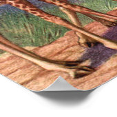 Giraffes van Louis Sargent, Afrikaanse dieren Poster (Hoek)