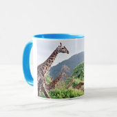 Giraffes van Tanzania Mok (Voorkant links)