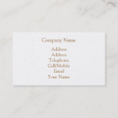 GIRAFFES VISITEKAARTJE (Achterkant)