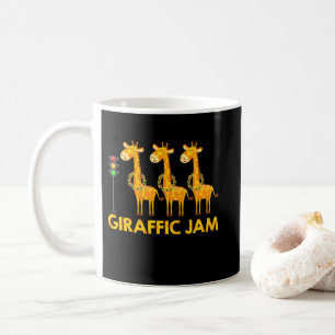 Giraffic Jam Cute Giraffe Traffic Light Koffiemok