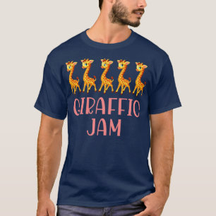 Giraffic Jam Funny Giraffe T-shirt
