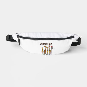 Giraffic Jam Grappige Giraffe Overstekend Vintage Heuptasje
