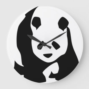 Girant Panda Round Wall klok