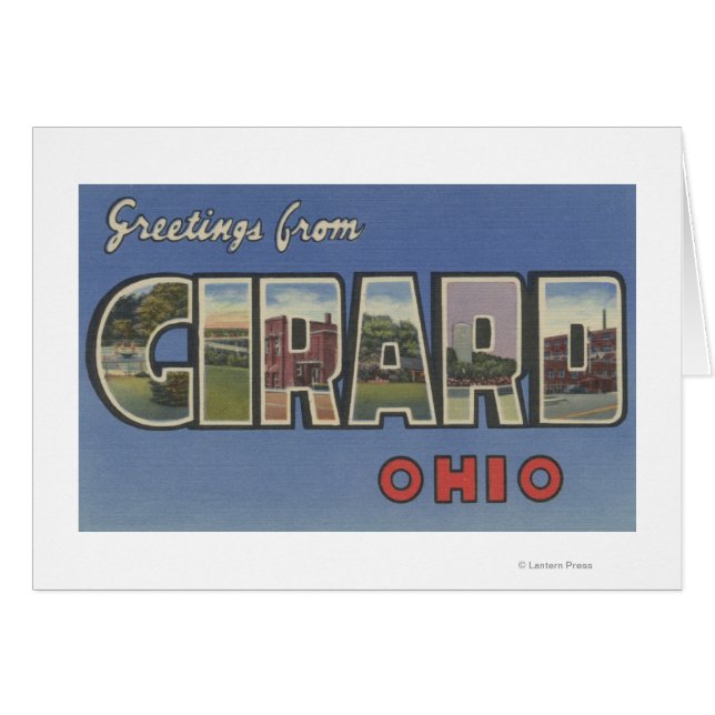 Girard, OhioLarge Letter ScenesGirard, OH (Voorkant Horizontaal)