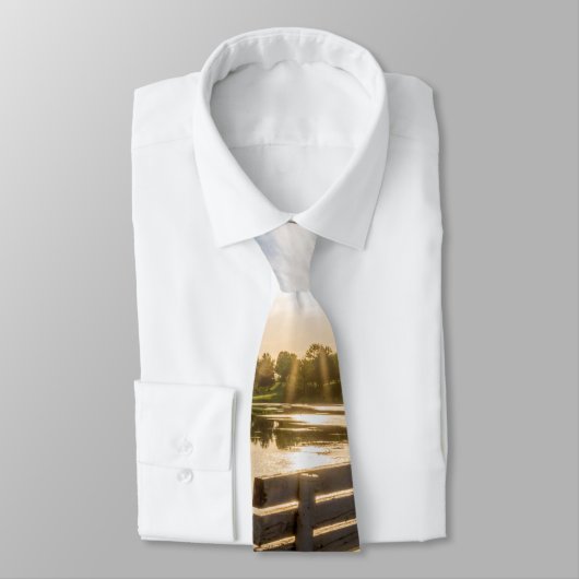 Girardeau County Park Bench Sunset Cravate (Attaché)