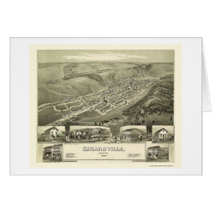 Girardville, carte panoramique de PA - 1889