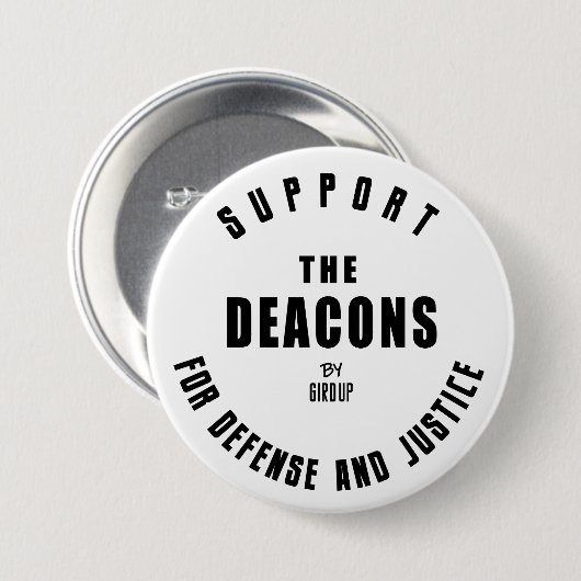Gird Up Defense | Deacons Ronde Button 7,6 Cm (Voorkant /achterkant)