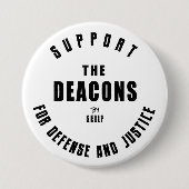 Gird Up Defense | Deacons Ronde Button 7,6 Cm (Voorkant)