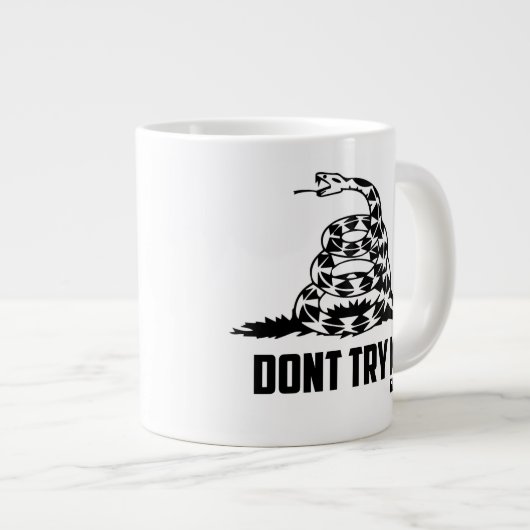 Gird Up Defense | Probeer me niet Extra Grote Beker (Voorkant rechts)