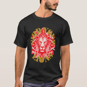 Gird Your Lions Engeland Motivatie Idiom Rood T-shirt