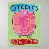 Girdles te koop Poster Wall Art - Funny Mode (Voorkant)